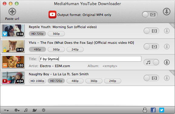 MediaHuman YouTube Downloader