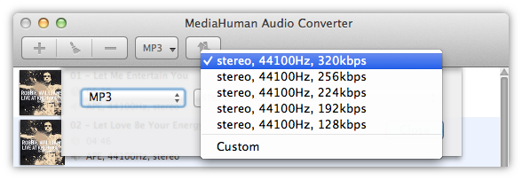 Set additional format settings