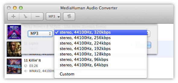 Adjust some format settings