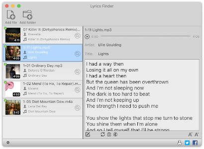 Lyrics Finder