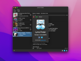 Lyrics Finder screenshot