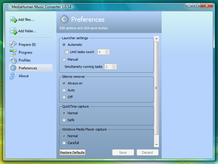 MediaHuman Music Converter - convert DRM protected music with few clicks