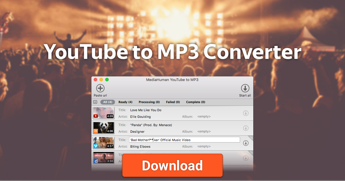 Download yt video to mp3